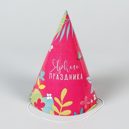 Paper cap “Bright holiday”, (set 6 pcs)-1