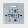 Sweet Home storage basket 30 × 30 × 30 cm, color gray color