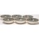 A set of deep plates of Elrington “Airgraph. Light graphite ", 18 cm, 6 pcs