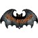 Foil ball 39 "Bat on Halloween, figure