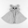 Carnival cape "Mouse", height 104-128 cm, gray