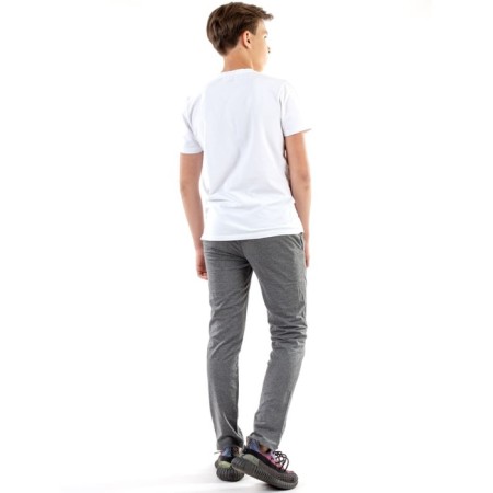 Sports pants for ISEE boys, height 146-152 cm, dark gray color-4