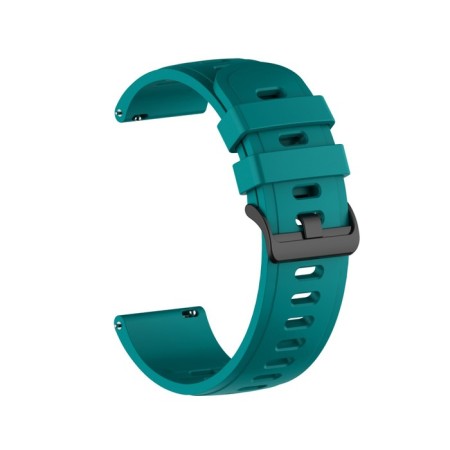 Smart hours strap, 22 mm, silicone, turquoise