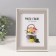 Photo frame plastic 13x18 cm "Striped texture" olive, white 1.2x16x21 cm