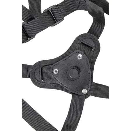 Panties for strapon Realstick Strap-on Abigail, eco-leather, black color-2