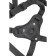 Panties for strapon Realstick Strap-on Abigail, eco-leather, black color