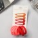 Hair set "Mira" (4 invisibility-5 cm, 8 elastic bands-3.5 cm) red