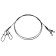 Trolling titanium leash, diameter 0.50 mm, test 26 kg, 50 cm, 2 pcs.