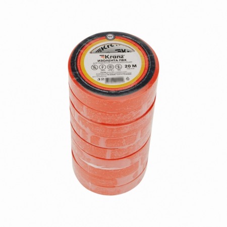 PVC island 0.13x15 mm, 20 m, red kranz-4