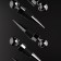Circle for a bottle of the shares "Shar", 9 cm, silver color