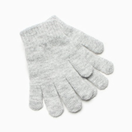 Gloves female, the color is light gray, size 18
