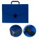A4 Calligrata Portfli folder, 6 departments, 700mm, up to 300 sheets, blue