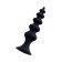 Anal traffic jam Popo playfa indi, silicone, black, 11.5 cm, d 2.9 cm