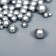 Decor for creativity plastic "Balls. Matte silver" d = 3-8 mm, set 10 grams
