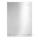 Mirror, wall -mounted, with sandblasting graphics, with a shelf, 52 × 70 cm