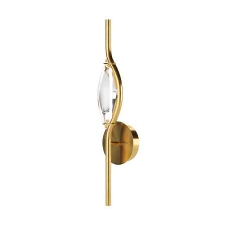 Bra Maytoni Mod347wl-L8BS3K Foresight, 140x1110x600 mm, LED, 8W, 480LM, 3000K, Brass color