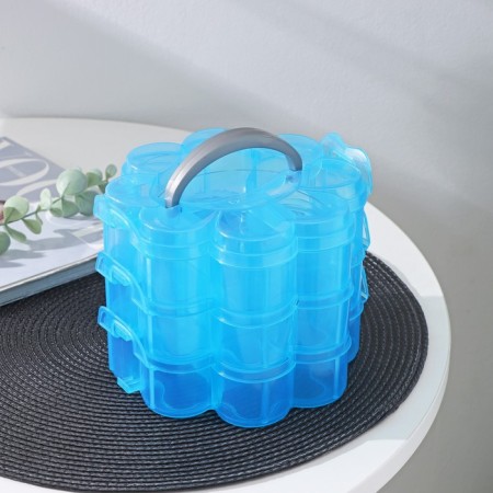 Organizer for storage "Clover", 3 tiers, 13 cells, 16.5 × 15 × 13 cm, color mix-5