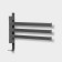 Loft towel holder, 3 knitting needles, black color