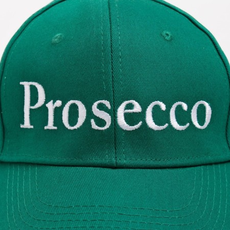 Women's cap with embroidery, green, p. 56-58-4