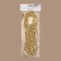 Beads on the threads "Stars", 10 mm, 2 m, gold color