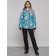 Ski jacket female winter, size 48, blue color