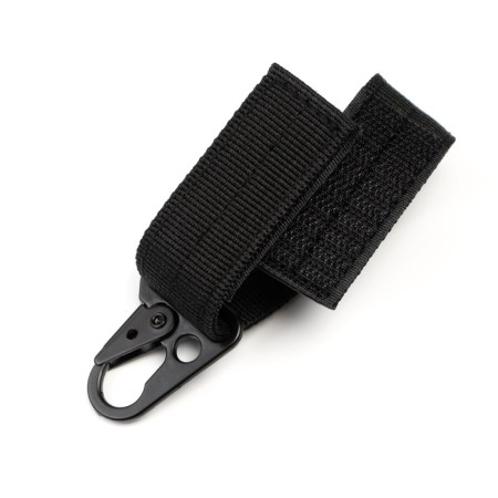 Tourist belt, with hooks, black, 140 cm-3