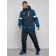 Male winter ski costume, size 48, dark blue color