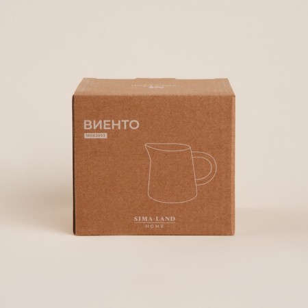 Porcelain porcelain SL Home "Vento", 350 ml, 12.5 × 9 cm, beige color-6
