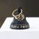 Valdai bell "No. 2. I love Tom I give", engraved, with an ear, d = 35 mm