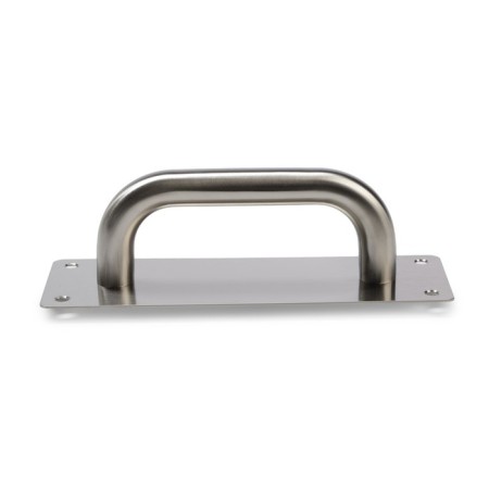Door handle, stainless steel color, 200x65 mm-6