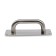 Door handle, stainless steel color, 200x65 mm