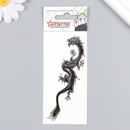 Tattoo on the body "Dragon" 5.6x12 cm
