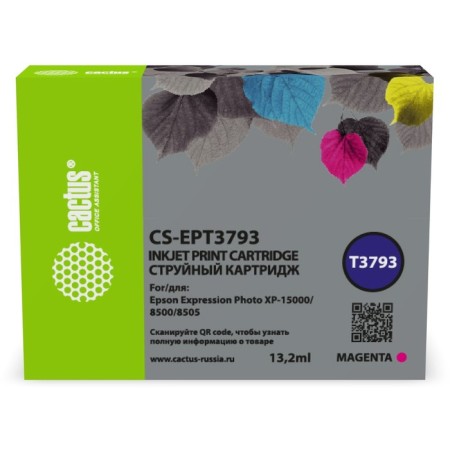 Inkjet cartridge CACTUS CS-Ed3793 378XL Purple (13.2ml) for Epson Expression Photo XP- 107409