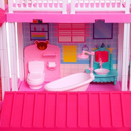 House for dolls "Mansion" with dolls and accessories-8