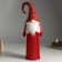 Interior light doll "Santa Claus Red in a white vest" 18x12x65 cm