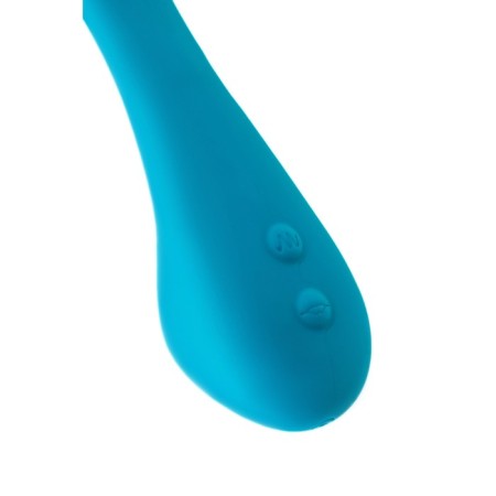Multifunctional vibrator L’Eroina Cycla, 20 cm, silicone, blue color-3