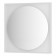 Mirror in a baguette frame with an extension of 18 W, 80x80 cm, sensory switch, neutral white with