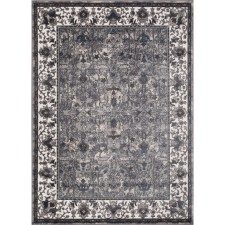 Rectangular carpet Merinos Atlantis, size 200x400 cm, Cream-Gray color