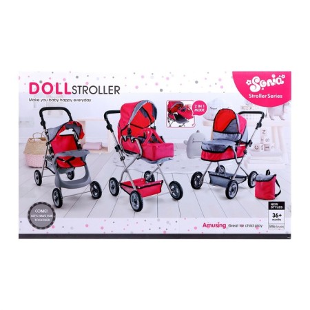Stroller for dolls, metal frame, universal-15