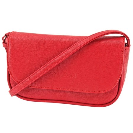 Women's bag B2772-77110, red color, artificial leather, 20x6x11 cm