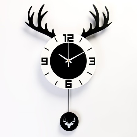 Watch walls, series: pendulum, "hunter", smooth move, 37x52 cm