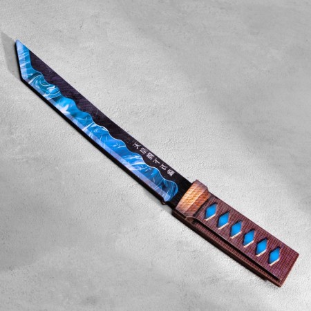 The souvenir is wooden "Tanto knife", in a scabbard, blue-1
