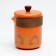 A set for a tea ceremony of 5 items, 3 persons, a cup of 46 ml, a kettle 250 ml, orange