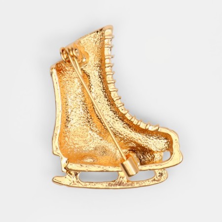 Book "skates", white color in gold-3