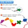 Lacing "Funny figures" under the valve, 24 pcs., According to Montessori Methods