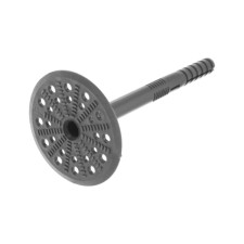 Dowel Sibrstekh, for insulation, with plastic nails, 10x160 mm, gray, 300 pcs