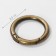 Karabin ring, d = 25/35 mm, thickness - 5 mm, 5 pcs, bronze color