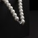 Pearl beads "Bride" ball No. 14, white color, l = 40 cm