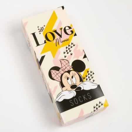 Набор носков "Love Minnie", Минни Маус, 5 пар, 22-24 см-3
