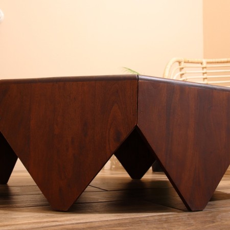 Journal table 85x85x31 cm, mankid tree-2